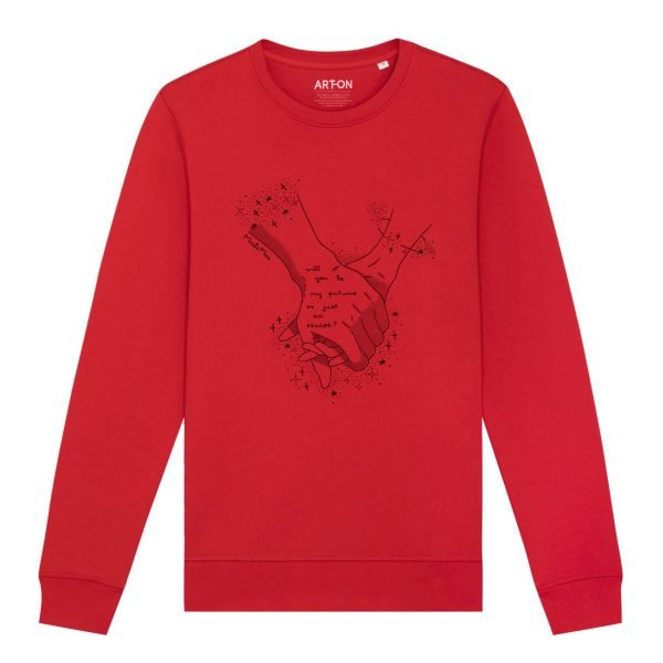 "HANDS" Organinės medvilnės unisex džemperis